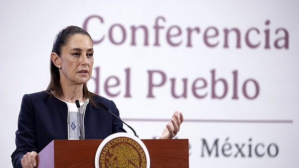 Mexico’s Sheinbaum Urges US to Curb Border Drug & Arms Trafficking Mexico_s_Sheinbaum_Urges_US_to_Curb_Border_Drug___Arms_Trafficking
