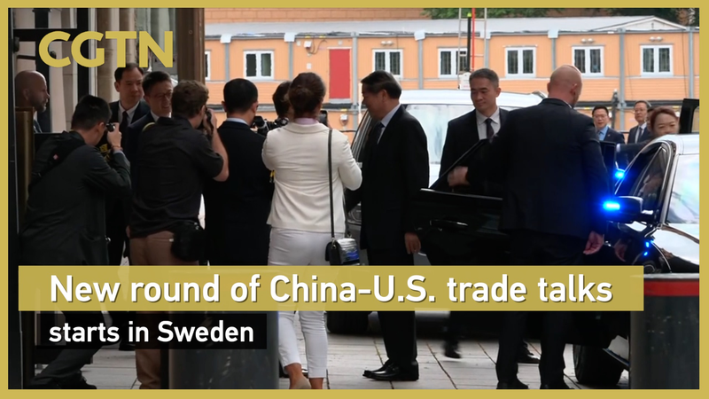 New China-U.S. Trade Talks Launch in Sweden New_China_U_S__Trade_Talks_Launch_in_Sweden video poster