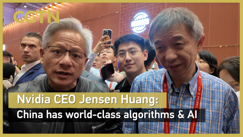 Nvidiaâs Jensen Huang Hails Chinaâs âWorld-Classâ AI Algorithms Nvidiaâs Jensen Huang Hails Chinaâs âWorld-Classâ AI Algorithms video poster