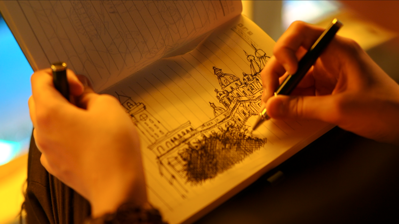 Choir Scholar Sketches Fuzhou’s Nightscape on Minjiang River Cruise video poster