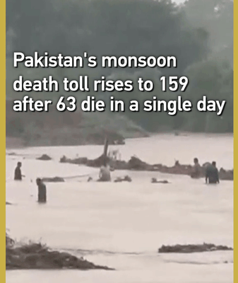Pakistan Monsoon Toll Hits 159 Amid Devastating Floods Pakistan_Monsoon_Toll_Hits_159_Amid_Devastating_Floods video poster