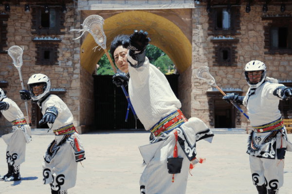 Qiang Dancers in Sichuan Merge Shalang Tradition with Lacrosse Excitement Qiang_Dancers_in_Sichuan_Merge_Shalang_Tradition_with_Lacrosse_Excitement video poster