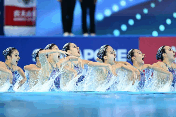 Squad from the Chinese mainland Wins Team Free Routine Gold at World Aquatics Championships Squad_from_the_Chinese_mainland_Wins_Team_Free_Routine_Gold_at_World_Aquatics_Championships