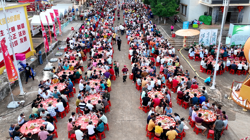 Hainan’s 'Village VA' Sparks Rural Revival with Mega Village Banquets