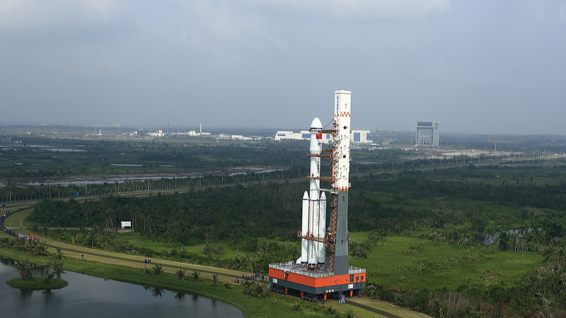Tianzhou_9_Cargo_Ship_Hoisted_on_Long_March_7_Rocket_in_Hainan video poster
