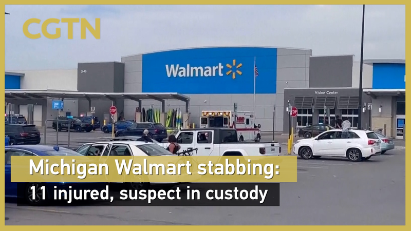Traverse City Walmart Stabbing Leaves 11 Injured, Suspect in Custody Traverse_City_Walmart_Stabbing_Leaves_11_Injured__Suspect_in_Custody video poster