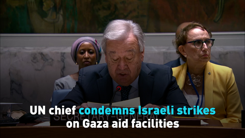 UN Chief Slams ‘Appalling’ Israeli Strikes on Gaza Aid Facilities UN_Chief_Slams__Appalling__Israeli_Strikes_on_Gaza_Aid_Facilities video poster