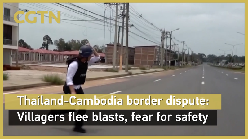 Villagers Flee Blasts as Thailand-Cambodia Border Clashes Intensify Villagers_Flee_Blasts_as_Thailand_Cambodia_Border_Clashes_Intensify video poster