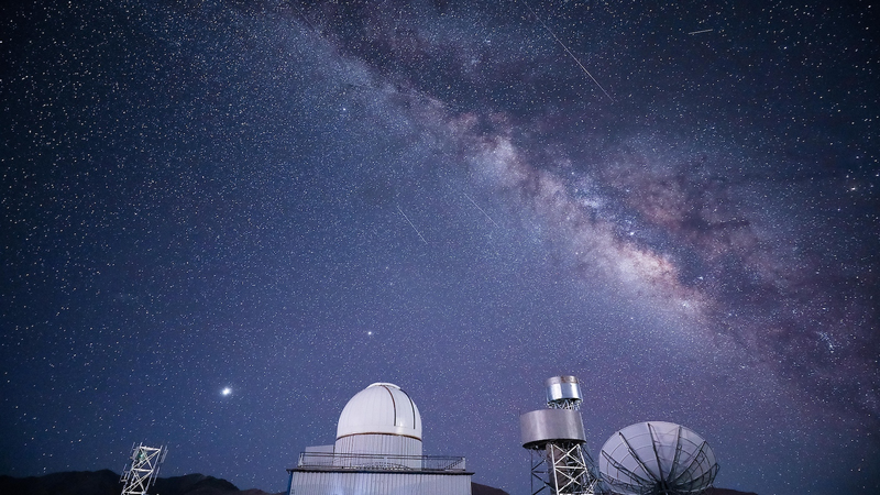 High-Altitude Telescope Hunts Universe’s Oldest Echoes