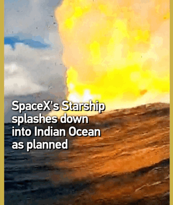 SpaceX’s Starship Splashes Down in Indian Ocean After 10th Test Flight SpaceX’s Starship Splashes Down in Indian Ocean After 10th Test Flight video poster
