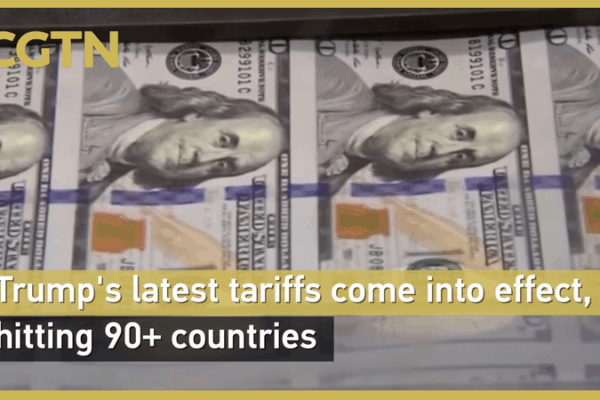 Trump’s Tariffs on 90+ Countries Kick In with 10–50% Duties Trump’s Tariffs on 90+ Countries Kick In with 10–50% Duties video poster