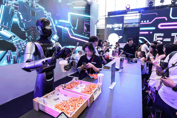 Inside Beijingâs World Robot Conference: AI Companions and Robot-Run Restaurant Inside Beijingâs World Robot Conference: AI Companions and Robot-Run Restaurant video poster