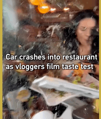 Car Crashes Through Restaurant Window During Influencer Taste Test Car_Crashes_Through_Restaurant_Window_During_Influencer_Taste_Test video poster