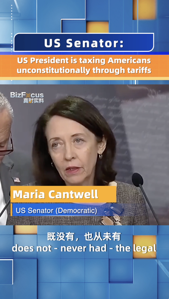 Sen. Cantwell: Trump’s Tariffs Are an Unconstitutional Tax on Americans Sen. Cantwell: Trump’s Tariffs Are an Unconstitutional Tax on Americans video poster