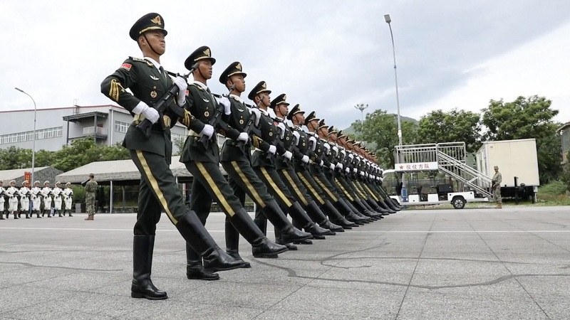 Precision in Motion: Chinese Mainland’s Honor Guard Prepares for Beijing’s Sept 3 Parade video poster