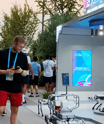 Robots, AR and Virtual Sports Amp Up Fun at World Games Robots__AR_and_Virtual_Sports_Amp_Up_Fun_at_World_Games video poster