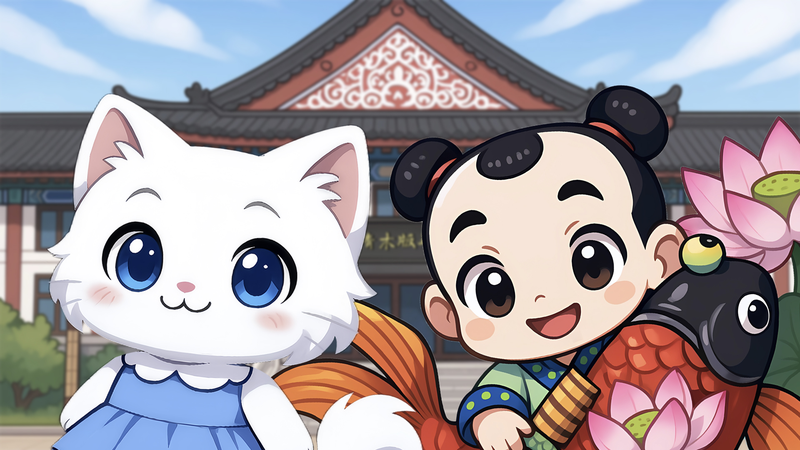 Tianjin_Makeover__Persian_Cat_Becomes_New_Year_Door_Guardian_poster - My Global News: Voices of a New Era Tianjin_Makeover__Persian_Cat_Becomes_New_Year_Door_Guardian video poster