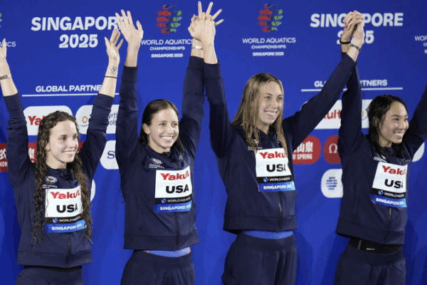 USA Shatters World Record at World Aquatics Championships in Singapore USA_Shatters_World_Record_at_World_Aquatics_Championships_in_Singapore