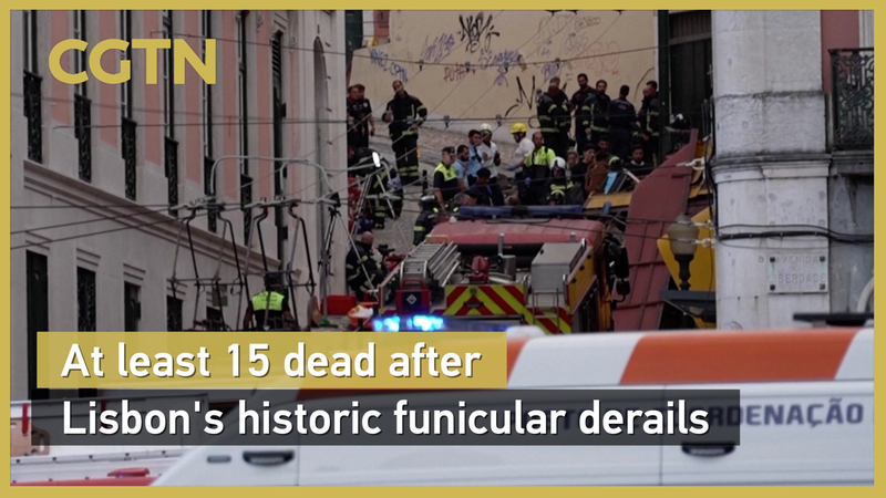33DQOP70E4TUHE8TVU1C - My Global News: Voices of a New Era Lisbon’s Gloria Funicular Tragedy: 15 Dead After Historic Ride Derails video poster