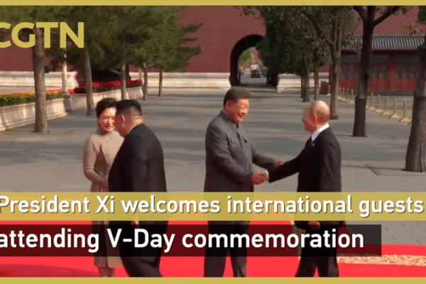 Xi Jinping Welcomes Global Delegations at Beijing’s 80th V-Day Commemoration video poster