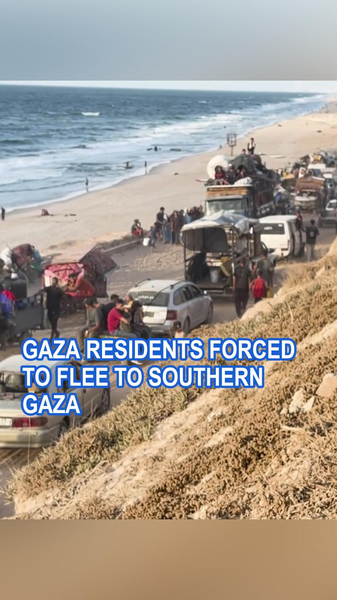 Gaza Residents Flee South to al-Mawasi After Evacuation Order Gaza_Residents_Flee_South_to_al_Mawasi_After_Evacuation_Order video poster