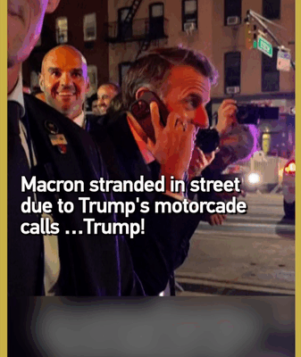 Macron’s New York Motorcade Mishap: Calls Trump, Goes on Foot Macron’s New York Motorcade Mishap: Calls Trump, Goes on Foot video poster
