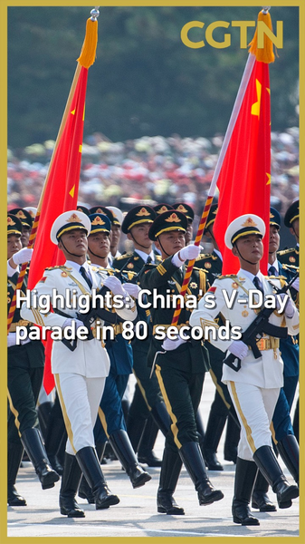 80-Second Highlights: Power and Precision at the Chinese Mainland’s V-Day Parade video poster