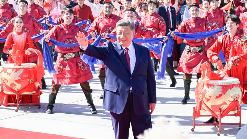 Xi Leaves Xinjiang After 70th Anniversary Celebrations Xi_Leaves_Xinjiang_After_70th_Anniversary_Celebrations video poster