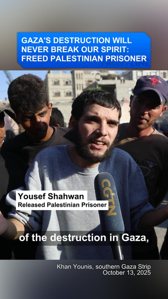 Freed Palestinian Prisoners Pledge to Rebuild Gaza’s Spirit video poster