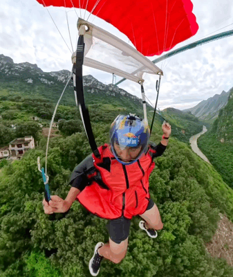 Wingsuit Ace Zhang Shupeng Soars from World’s Tallest Bridge Wingsuit Ace Zhang Shupeng Soars from World’s Tallest Bridge video poster