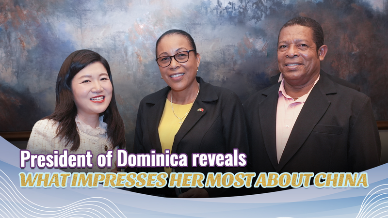 Dominica President Lauds China’s Support for Women and History Preservation Dominica President Lauds China’s Support for Women and History Preservation video poster