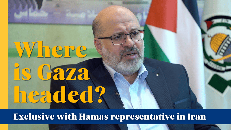 Hamas Rep in Iran: Gaza’s Roadmap for Rebuild and Elections video poster