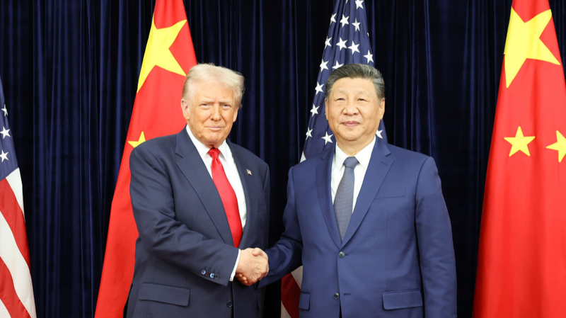 Xi Jinping and Trump’s Handshake in Busan