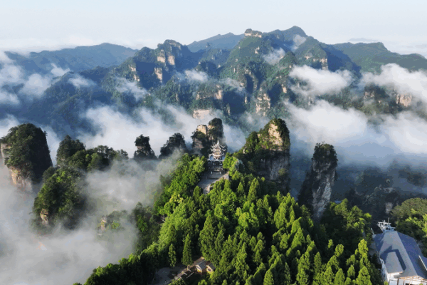 Discover Zhangjiajie’s Six Wonders Pavilion: A Sky-High Scenic Gem Discover Zhangjiajie’s Six Wonders Pavilion: A Sky-High Scenic Gem video poster
