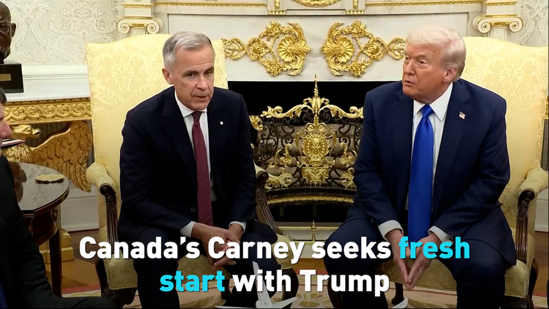 Canada’s Carney Seeks Fresh Start with Trump on Trade and Security Canada’s Carney Seeks Fresh Start with Trump on Trade and Security video poster