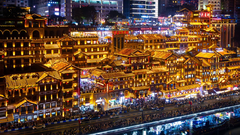 Chongqing’s Hongyadong Shines as National Day Tourism Peaks Chongqing_s_Hongyadong_Shines_as_National_Day_Tourism_Peaks