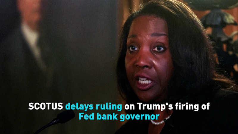 SCOTUS Delays Ruling on Trump’s Fed Governor Firing SCOTUS Delays Ruling on Trump’s Fed Governor Firing video poster