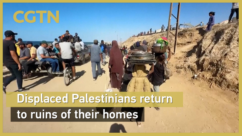 Gaza Ceasefire Brings Palestinians Home to Devastated Ruins Gaza_Ceasefire_Brings_Palestinians_Home_to_Devastated_Ruins video poster