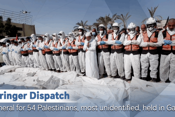 Gaza Mourns 54 Palestinians in Solemn Khan Yunis Funeral Gaza_Mourns_54_Palestinians_in_Solemn_Khan_Yunis_Funeral video poster