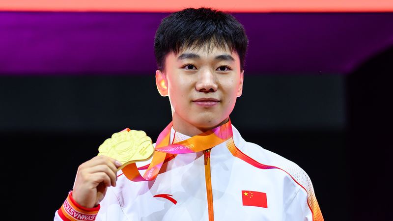 HCBN131ENB662D9AE4BT - My Global News: Voices of a New Era Hong Yanming Captures Chinese mainland’s First Gold at Gymnastics Worlds