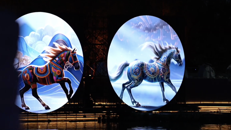 LKWKZ5FCVHRD3N6MRYK3 - My Global News: Voices of a New Era Chaoyang Light Festival Transforms Beijing’s Night Sky into Dreamscape video poster