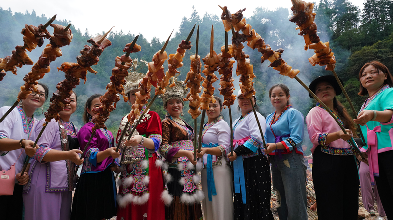 Miao Village Sizzles with Harvest and National Day Barbecue Feast Miao_Village_Sizzles_with_Harvest_and_National_Day_Barbecue_Feast