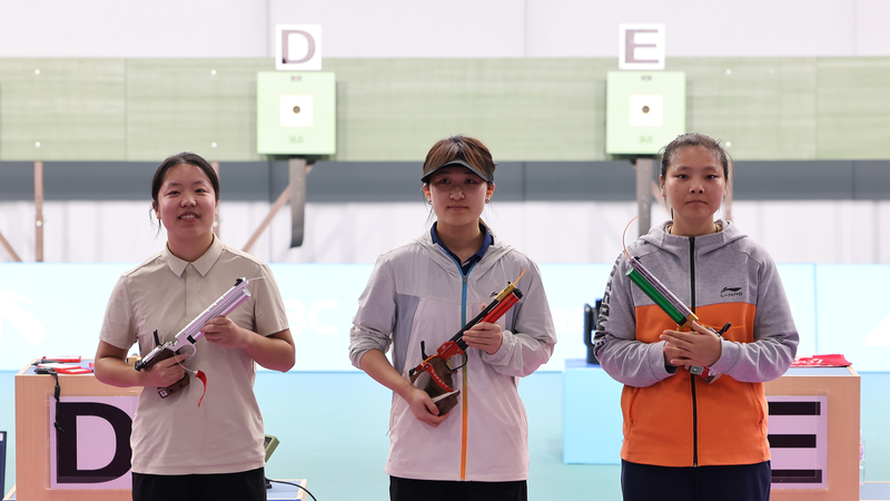 Guangxi’s Tang Xiao Clinches Women’s 10m Air Pistol Gold at National Games Guangxi’s Tang Xiao Clinches Women’s 10m Air Pistol Gold at National Games