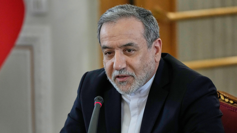 XH1KCILWKD0ORL598BFB - My Global News: Voices of a New Era Iran’s FM Signals Readiness for Fair Talks with Washington