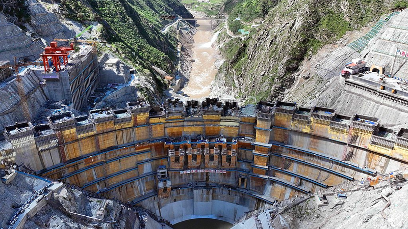 Yebatan Hydropower Station in SW China Begins Reservoir Filling Yebatan_Hydropower_Station_in_SW_China_Begins_Reservoir_Filling