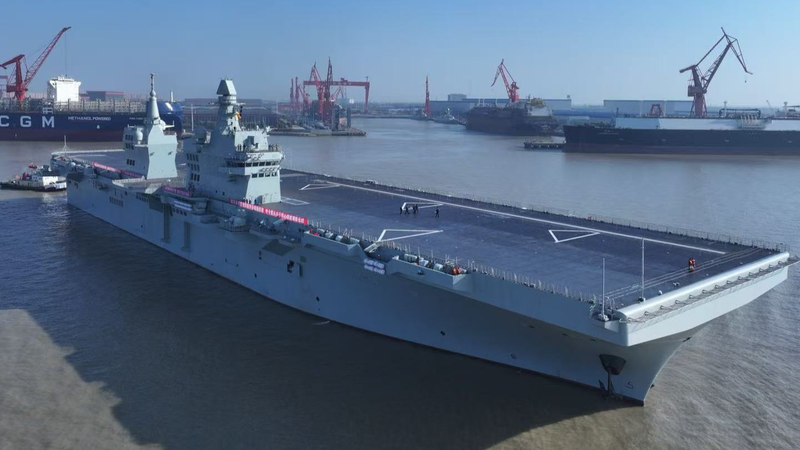 A8M9APGP9KYFPR1GO4ZY - My Global News: Voices of a New Era China’s Type 076 Assault Ship Sichuan Begins Maiden Sea Trials