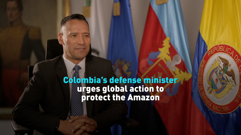 AEDE3UYX76J0V10XV7PY - My Global News: Voices of a New Era Colombia’s Defense Chief Calls for Global Action to Protect the Amazon video poster