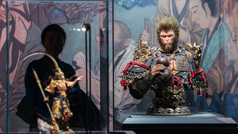 Black_Myth__Wukong_Meets_Ancient_Shanxi_Architecture_at_Taiyuan_Exhibition