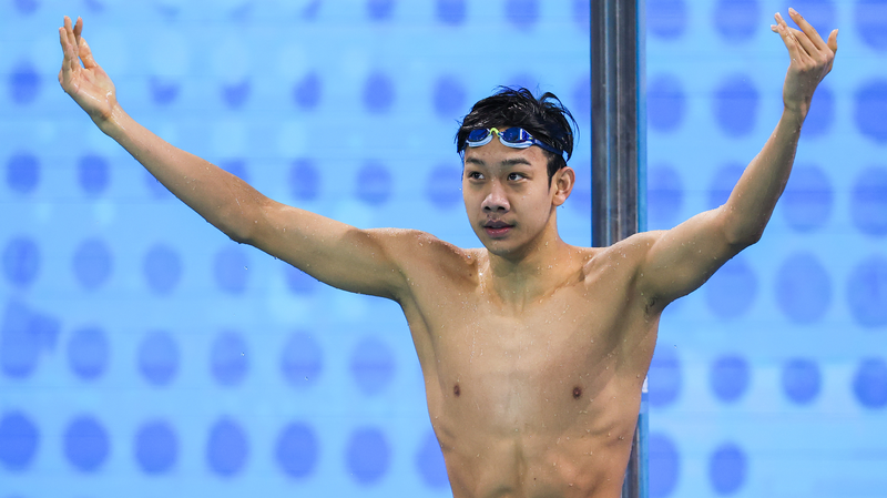 Zhang Smashes Junior Record in Men’s 200m Freestyle at National Games