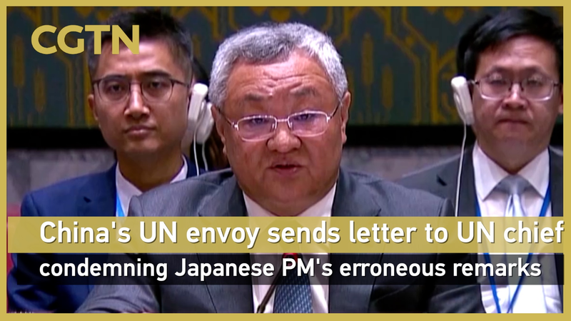 China’s UN Envoy Condemns Japan PM’s Taiwan Remarks video poster